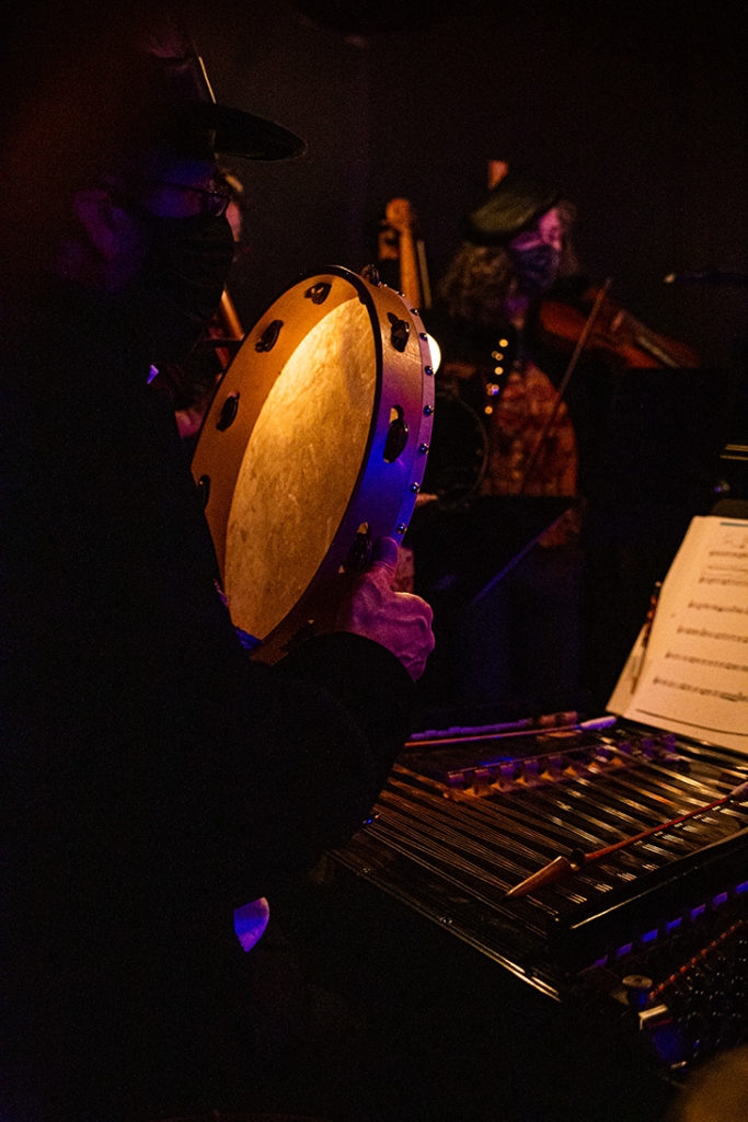 Tambourine player